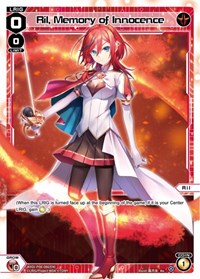 Ril Memory of Innocence Re waifu card — WIXOSS