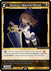 Scutum Natural Planet C waifu card — WIXOSS