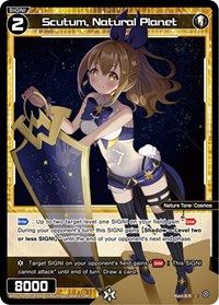 Scutum Natural Planet Parallel Foil C waifu card — WIXOSS