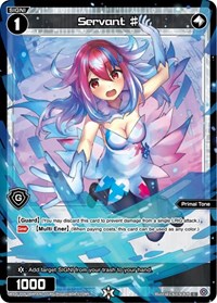 Servant Parallel Foil C waifu card — WIXOSS