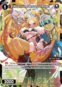 Artemis Blessed Angel Parallel Foil C waifu card — WIXOSS