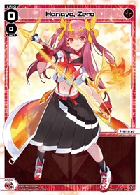 Hanayo Zero Re waifu card — WIXOSS