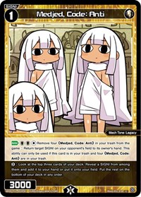 Medjed Code Anti C waifu card — WIXOSS