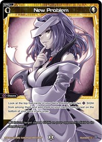 New Problem Parallel Foil C waifu card — WIXOSS