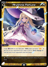 Rhythmic Fortune C waifu card — WIXOSS
