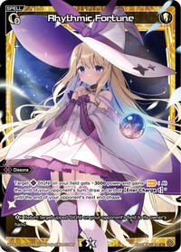 Rhythmic Fortune Parallel Foil C waifu card — WIXOSS