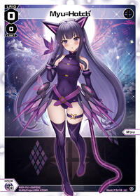 Myu=Hatch Parallel Foil LC waifu card — WIXOSS