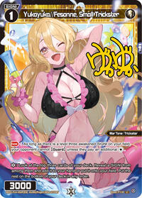 Yukayuka Fesonne Small Trickster Parallel C waifu card — WIXOSS