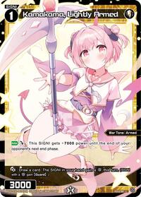 Kamakama Lightly Armed Parallel C waifu card — WIXOSS