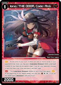 Iona THE DOOR Code Anti C waifu card — WIXOSS