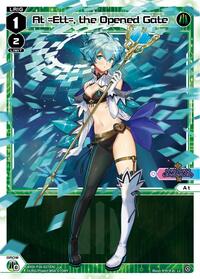 At =Ett= the Opened Gate LC waifu card — WIXOSS