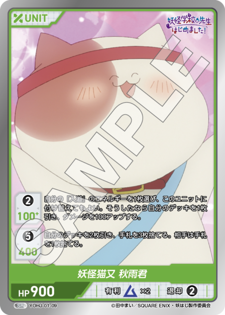 Card 009 SR waifu card — YOHJ-01
