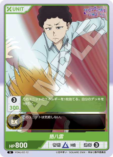 Card 012 N waifu card — YOHJ-02